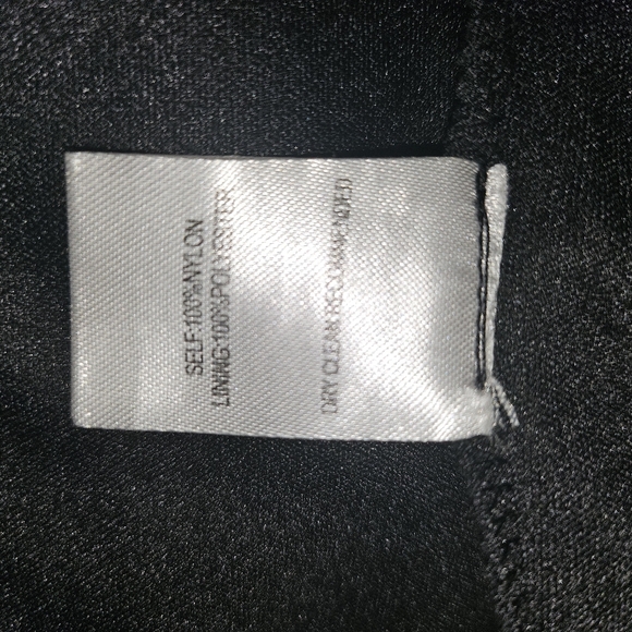 ALI & Jay black gold copper sequins stripes deep V back mini dress size medium - Picture 11 of 11